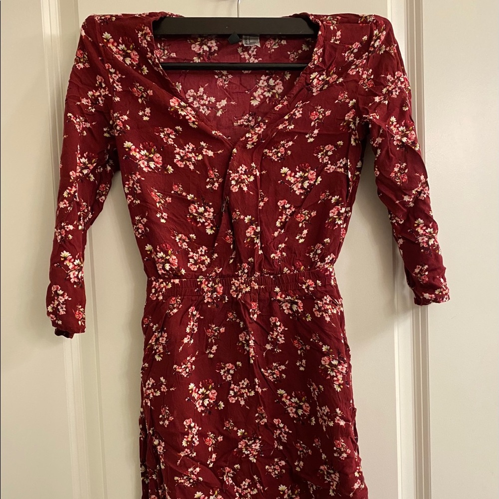 Long sleeve floral dress - Size 2